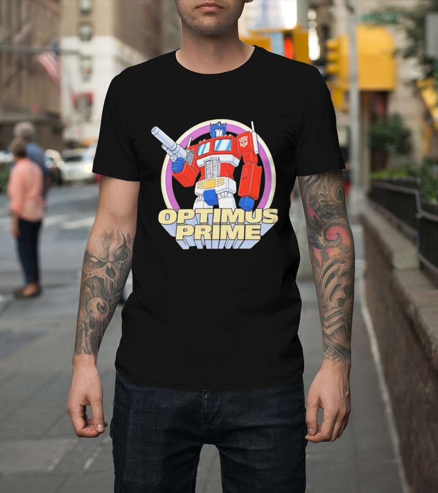 Optimus Prime Classic Animation Retro 80s T-Shirt