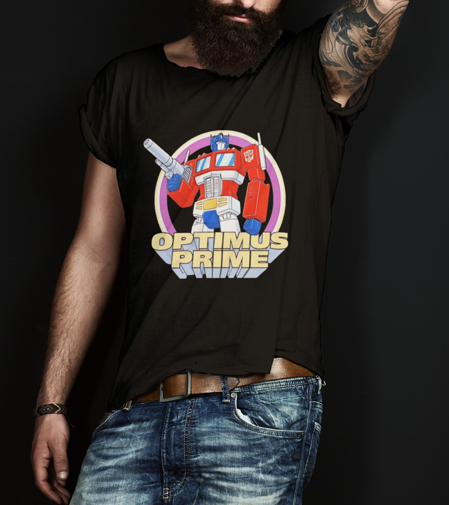 Optimus Prime Classic Animation Retro 80s T-Shirt