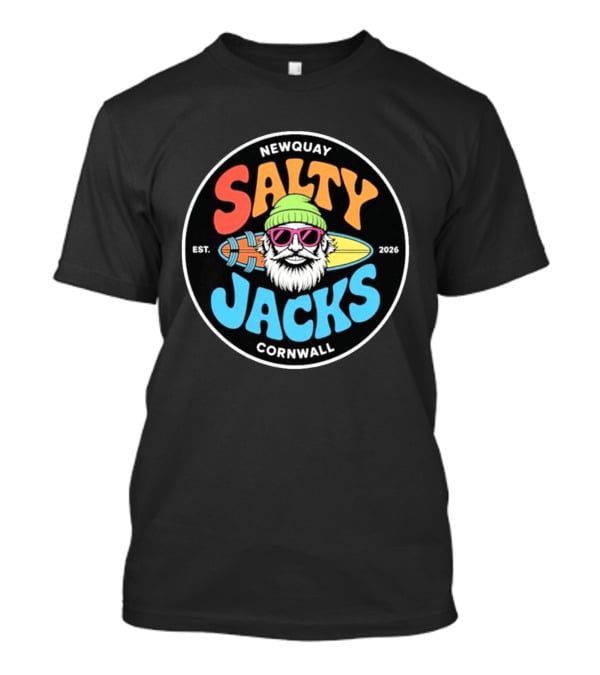 Newquay Salty Jacks Surf Shack Cornwall Est. 2026 T-Shirt