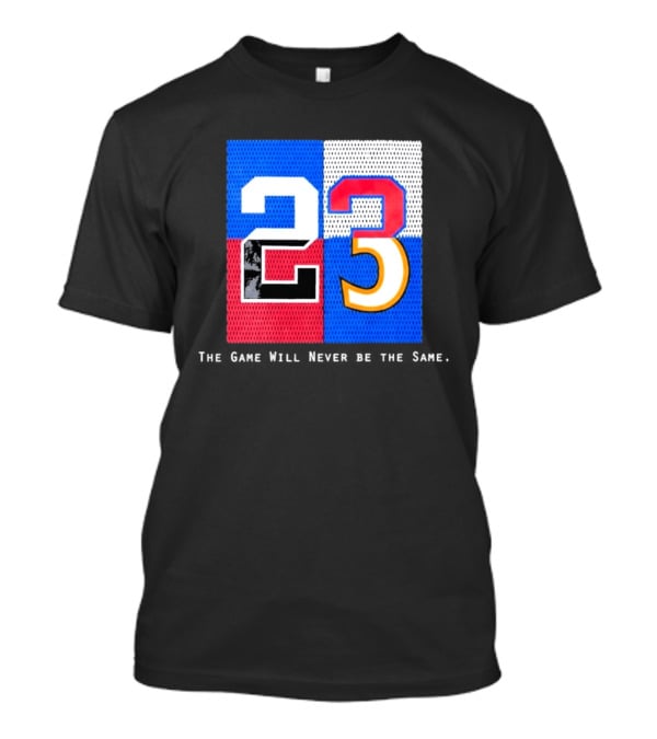 Shota Imanaga 23 The Game Will Never Be The Same Colorful Number Mashup T-Shirt