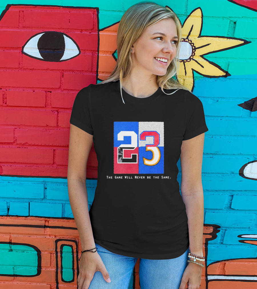 Shota Imanaga 23 The Game Will Never Be The Same Colorful Number Mashup T-Shirt