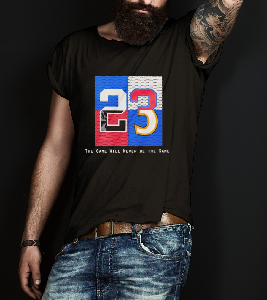 Shota Imanaga 23 The Game Will Never Be The Same Colorful Number Mashup T-Shirt