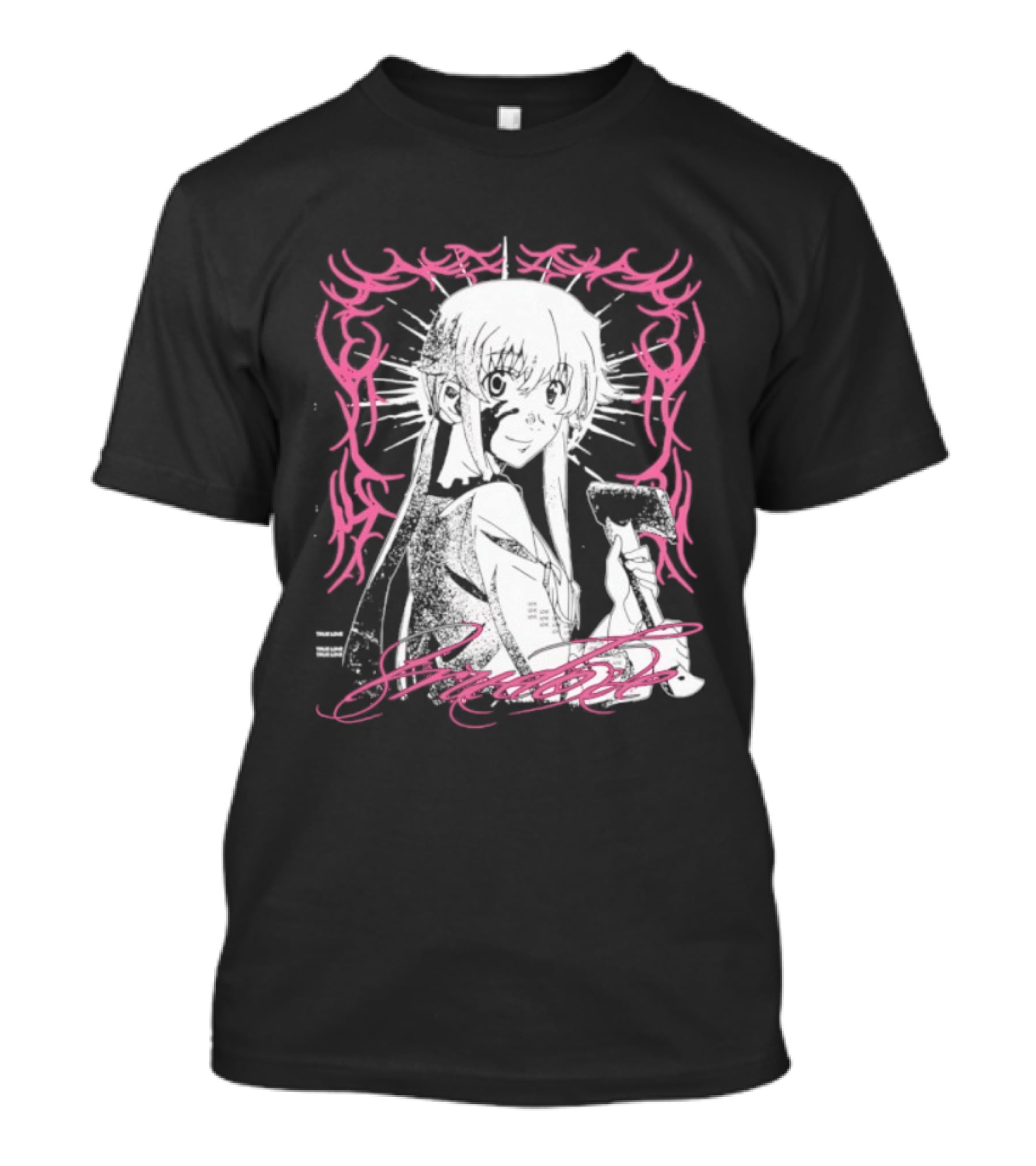 Awesome Yuno Gasai True Love Future Diary Anime Romantic Fan Favorite T-Shirt