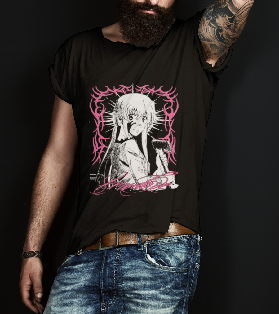 Awesome Yuno Gasai True Love Future Diary Anime Romantic Fan Favorite T-Shirt