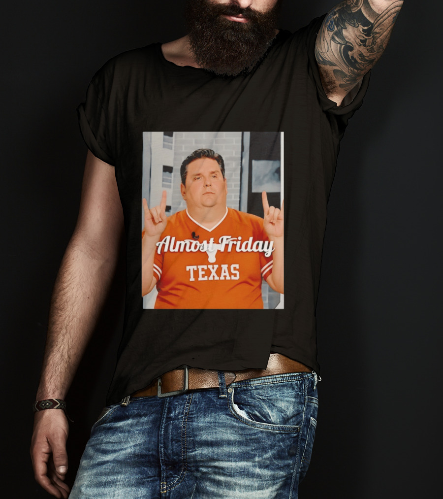 Almost Friday Texas Longhorn Hook 'EM T-Shirt