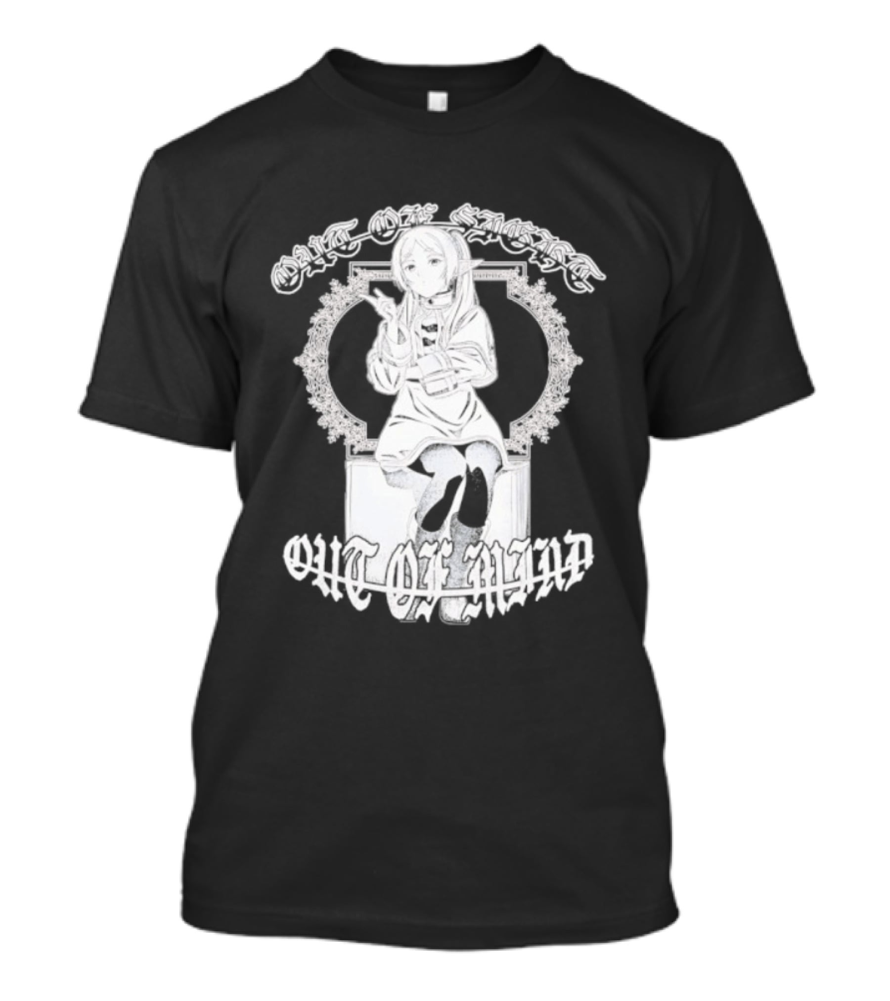 Frieren Out Of Sight Out Of Mind Anime Character Pose T-Shirt