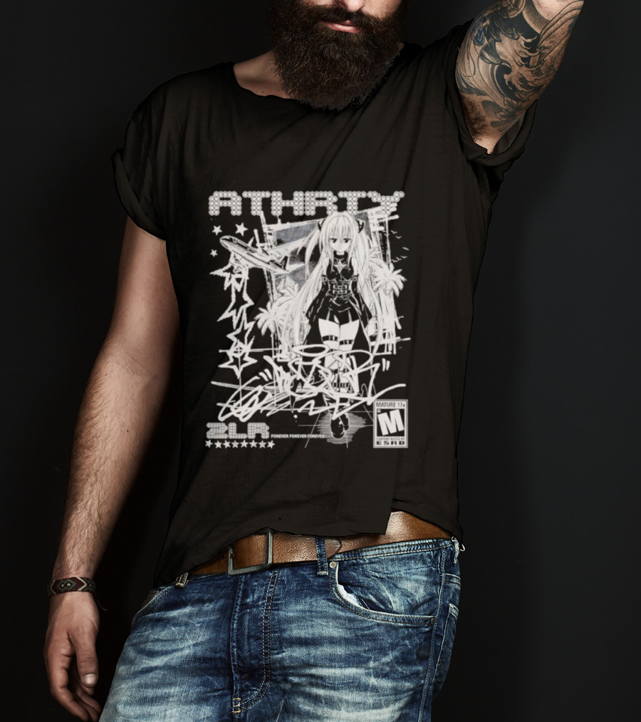 Athaty Zlr Mature 17+ Anime Girl Golden Darkness Forever T-Shirt