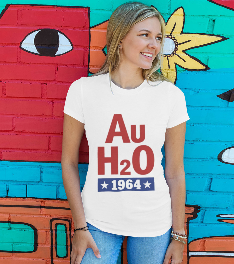 Au H2O 1964 Barry Goldwater Chemistry Political Campaign T-Shirt