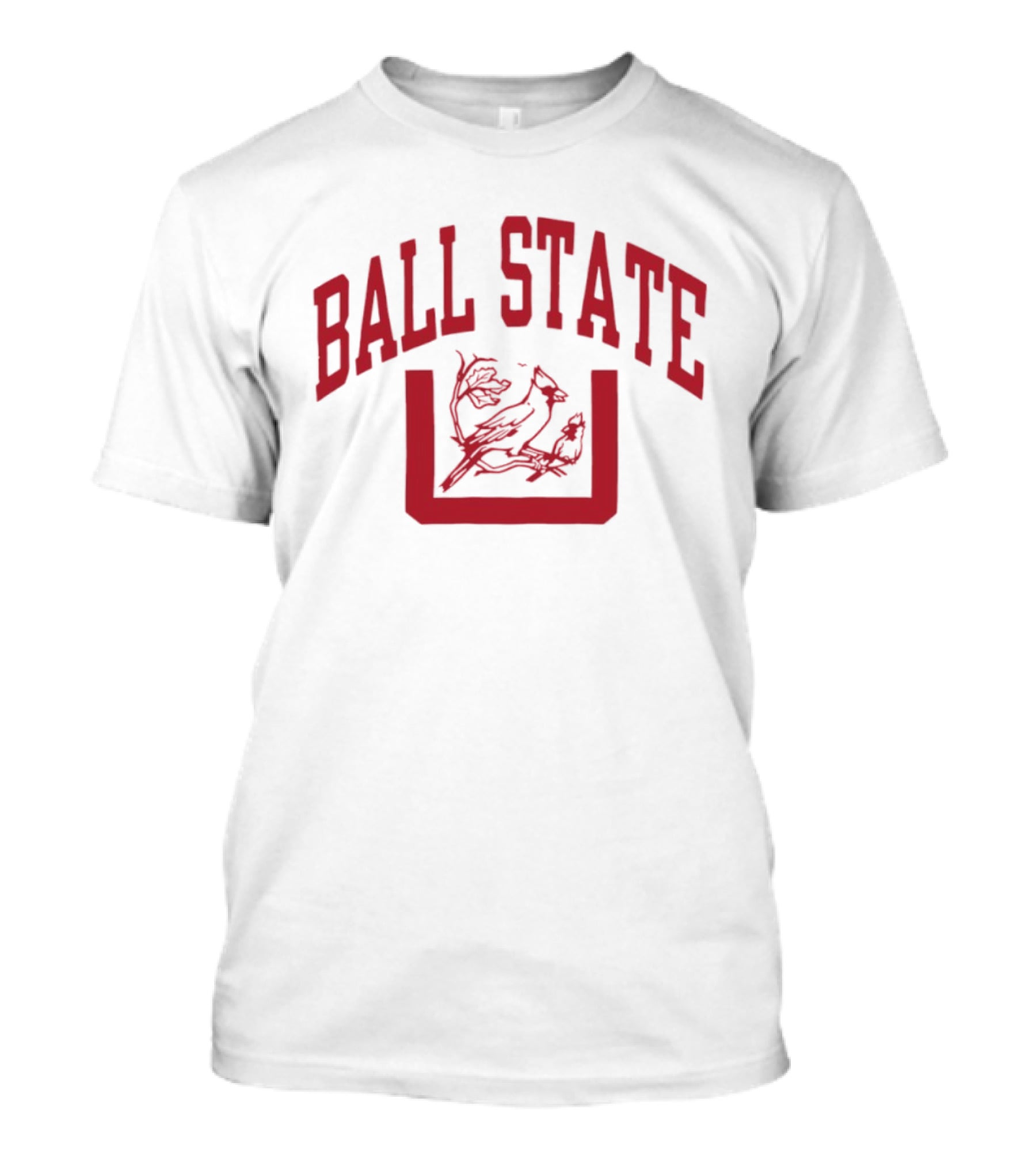 Ball State Cardinal U Vintage Red Arch T-Shirt