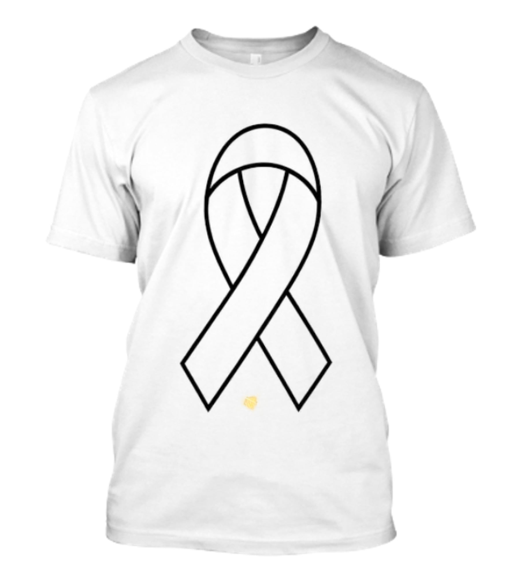 Red Sox Childhood Cancer Awareness Yellow Ribbon Baseball Collaboration T-Shirt