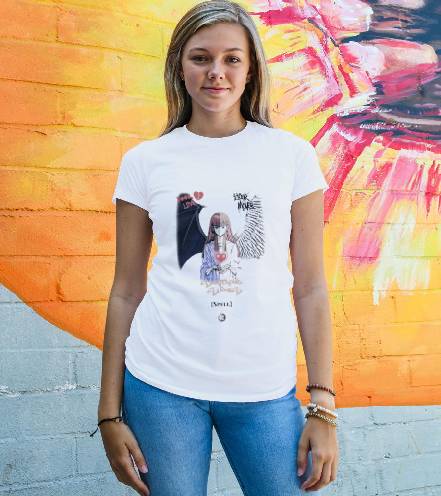 Yu Gi Oh Fuck Love Your Move Switching Sides Spell Dark Angel Heart T-Shirt