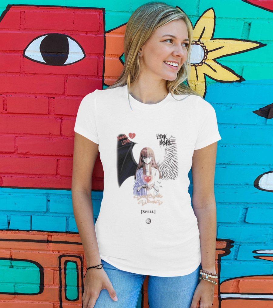 Yu Gi Oh Fuck Love Your Move Switching Sides Spell Dark Angel Heart T-Shirt
