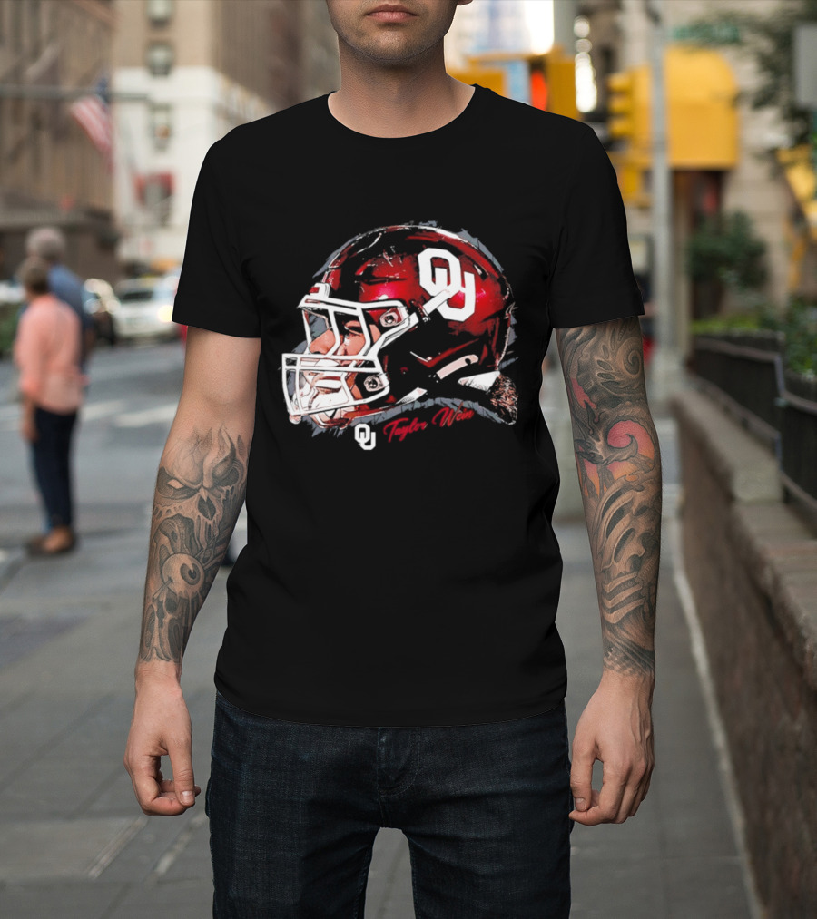 Oklahoma Sooners Football OU Helmet Taylor Wein T-Shirt