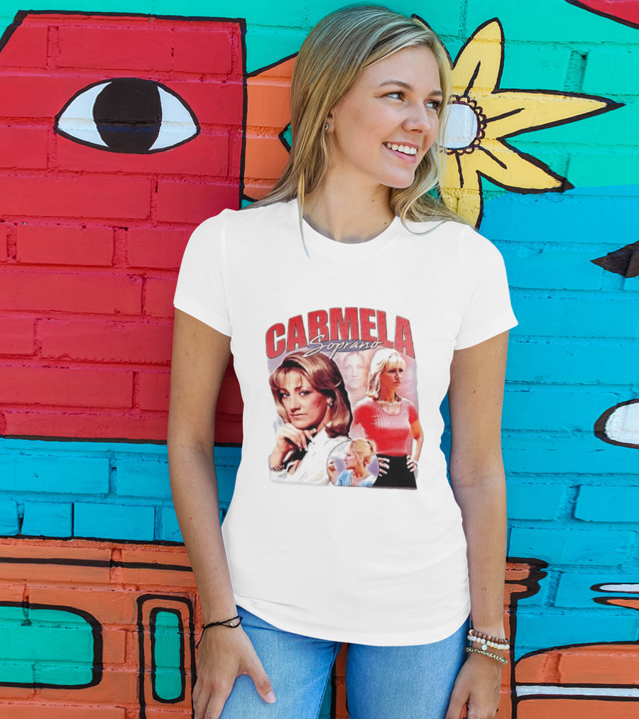 Carmela Soprano Character Collage T-Shirt