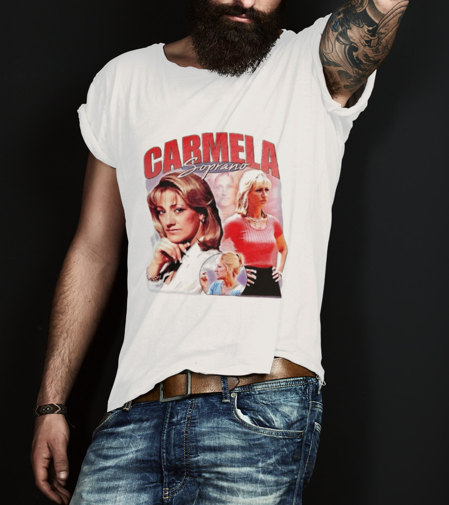 Carmela Soprano Character Collage T-Shirt
