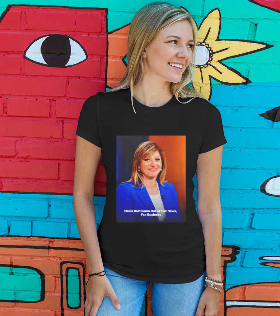 Maria Bartiromo Departure Fox Business News Media T-Shirt