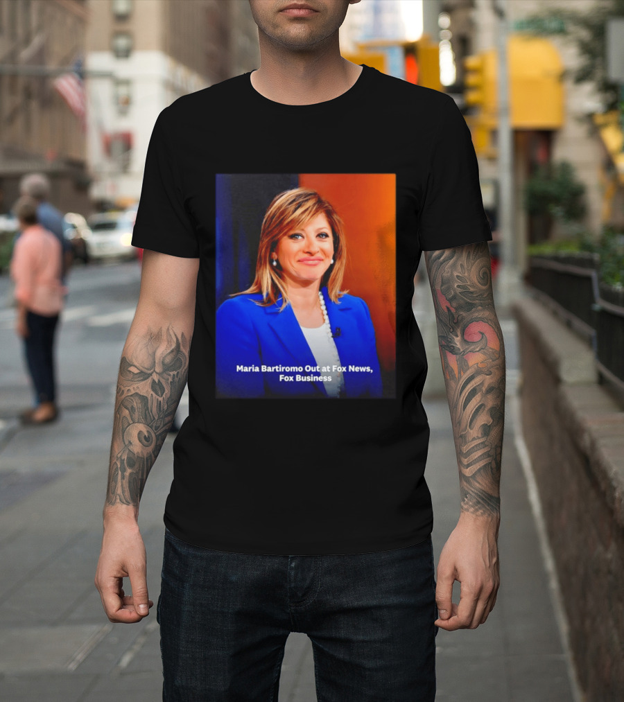Maria Bartiromo Departure Fox Business News Media T-Shirt