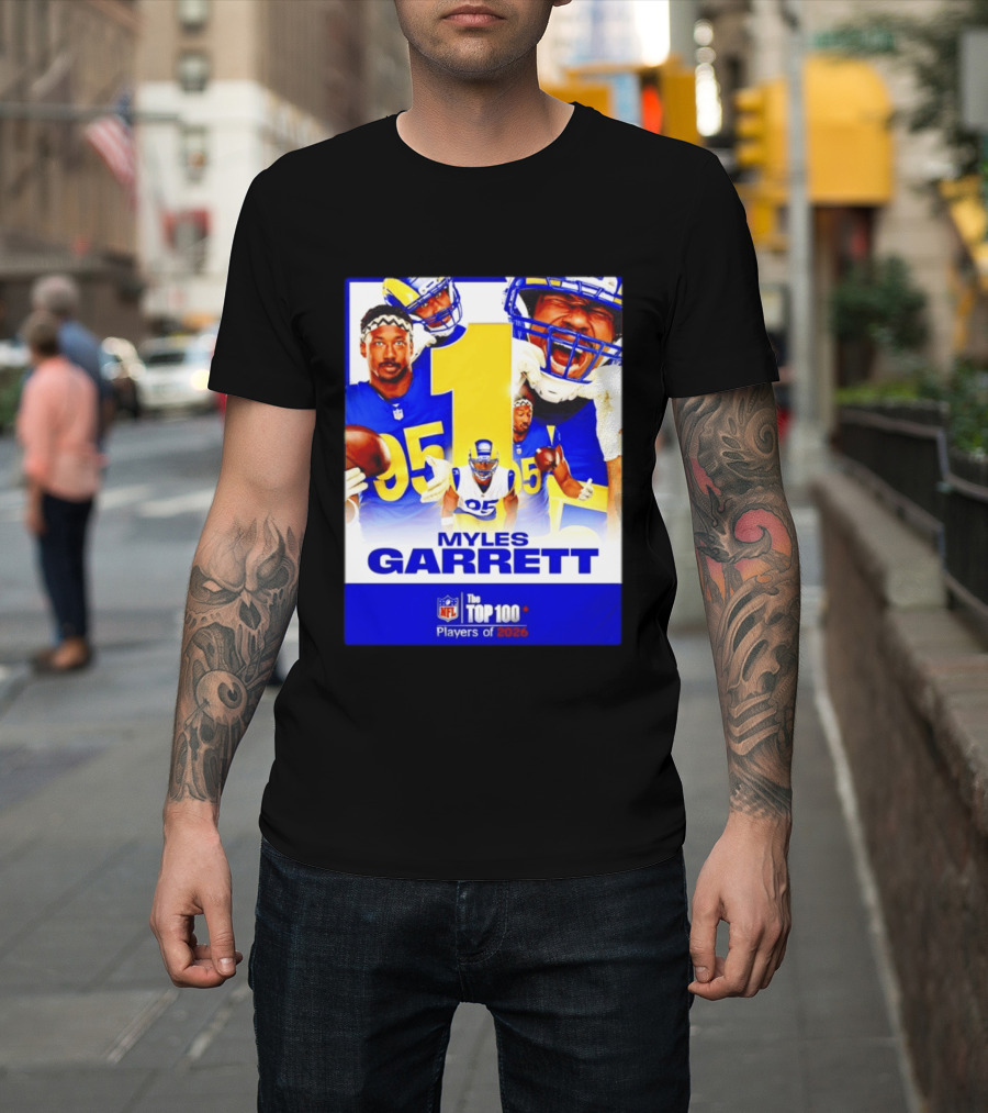 Myles Garrett Rams NFL Top 100 Players 2026 T-Shirt