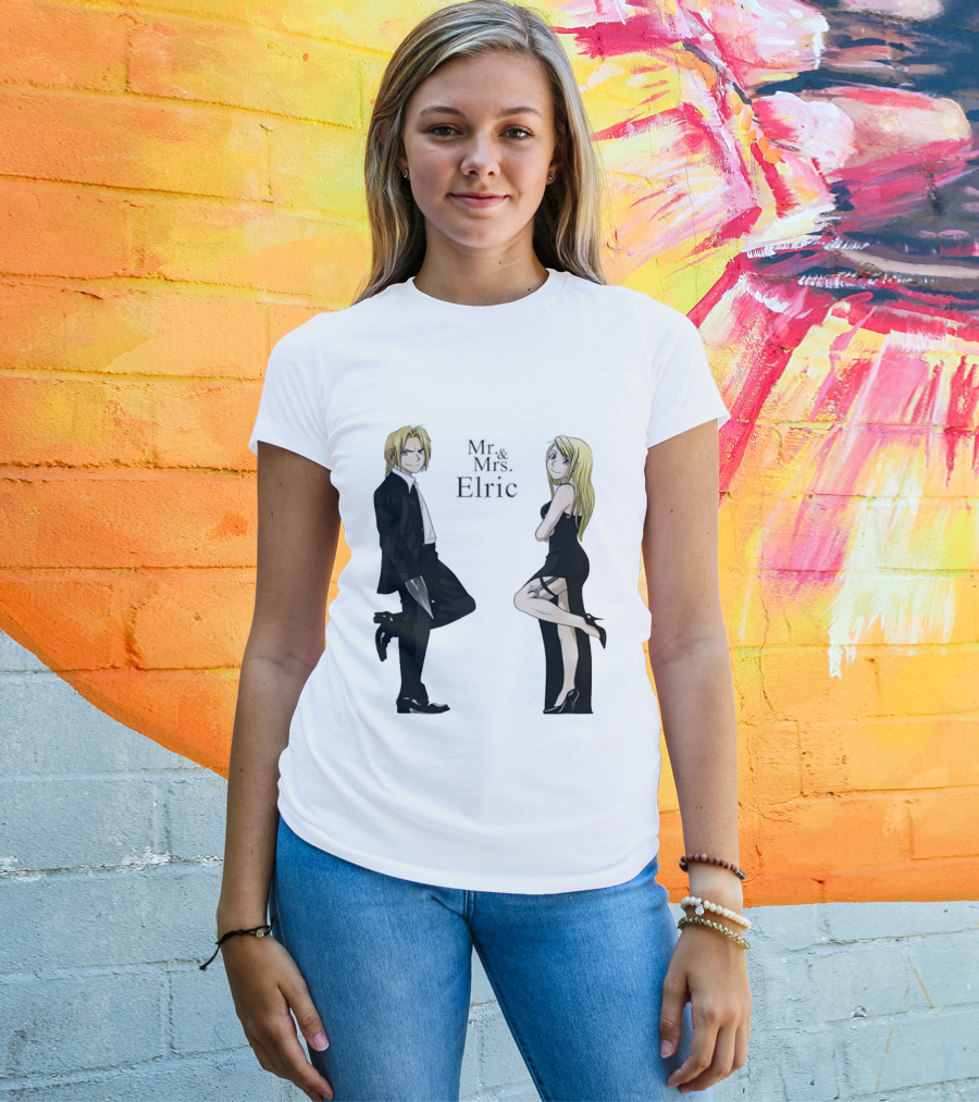 Edward Elric And Winry Rockbell Mr. And Mrs. Elric T-Shirt
