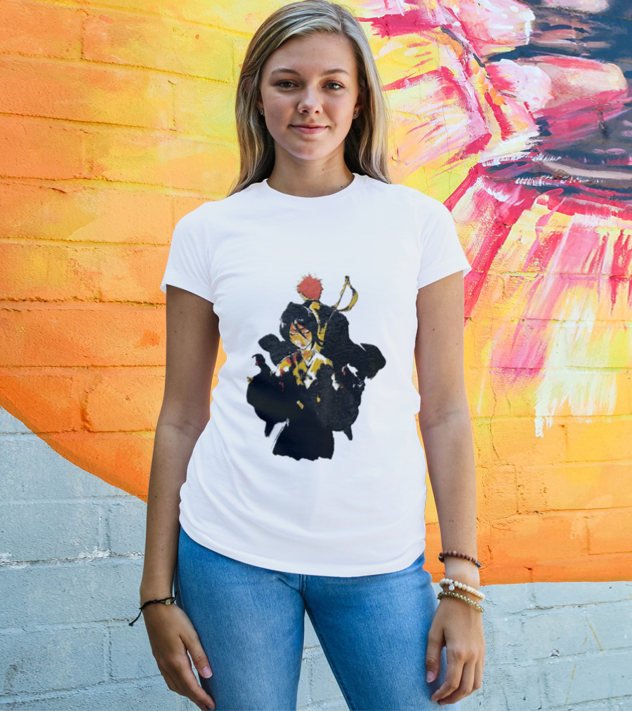 Rukia Kuchiki And Ichigo Kurosaki Spirit Battle Bleach Anime Fan Favorite Characters T-Shirt