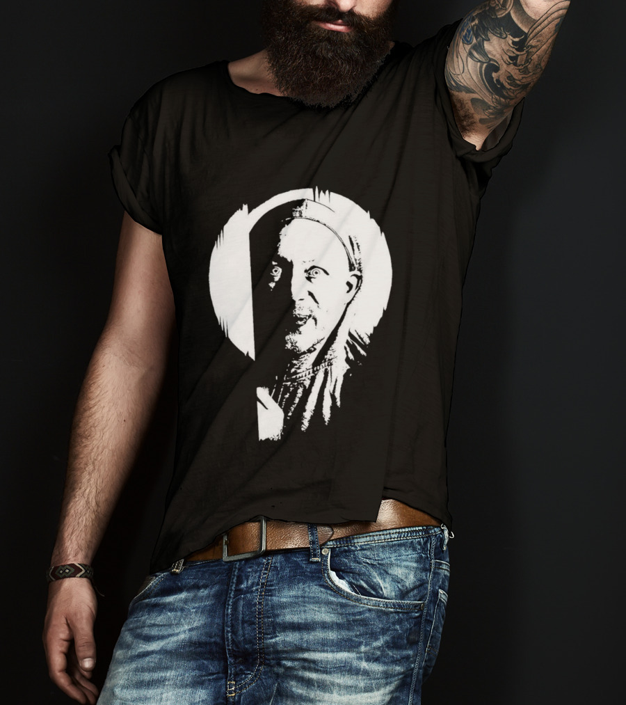 Curious Guy Limmy's Homemade Show Scottish Comedy Stencil T-Shirt
