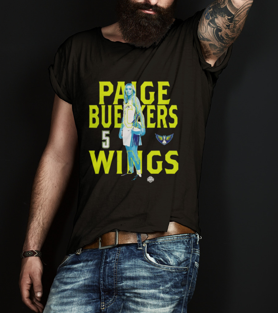 Paige Bueckers 5 Wings Player Stance T-Shirt