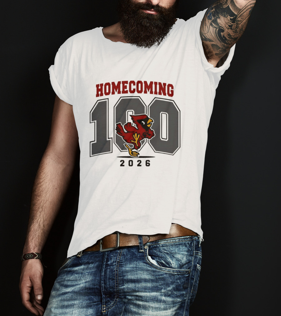 Ball State Cardinals Homecoming 100 2026 T-Shirt