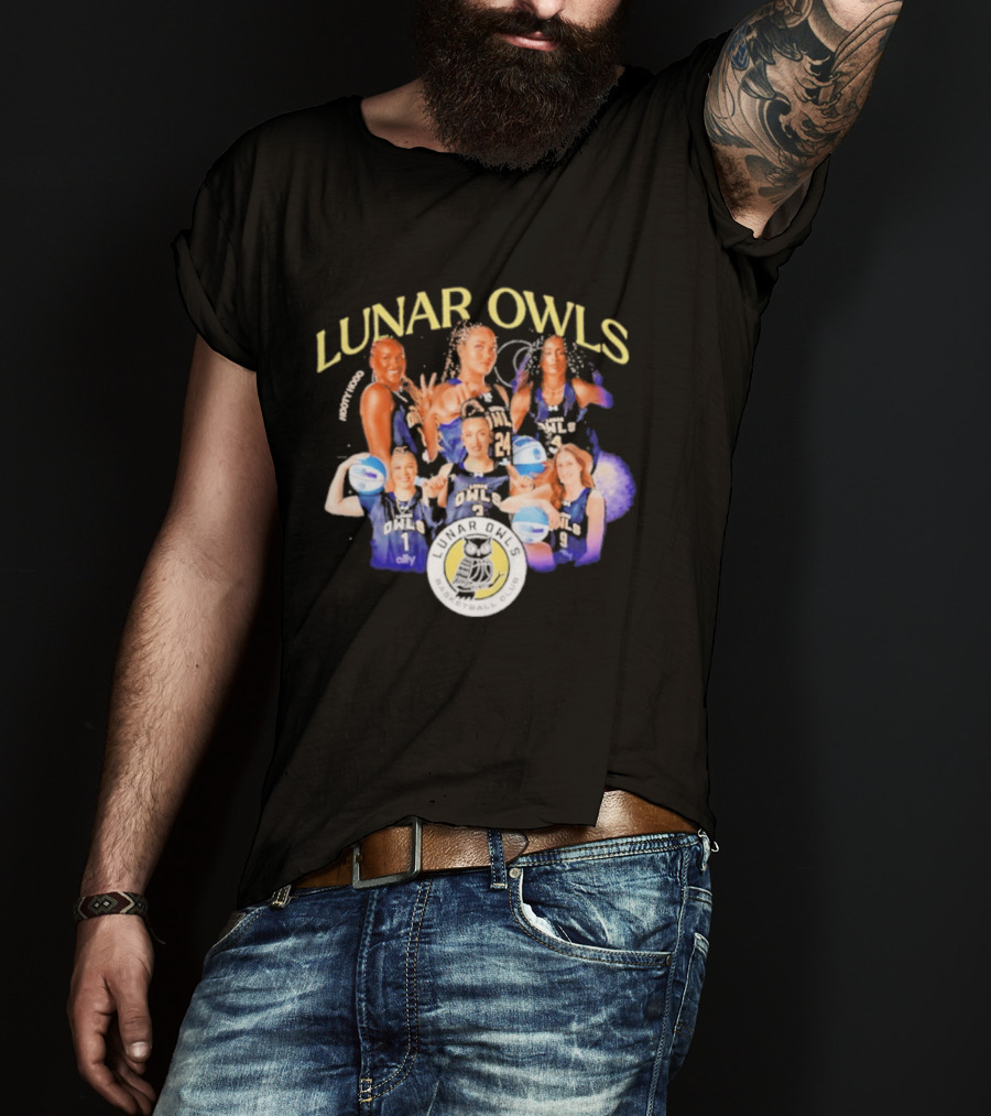 Lunar Owls Basketball Club Ally Team Players T-Shirt