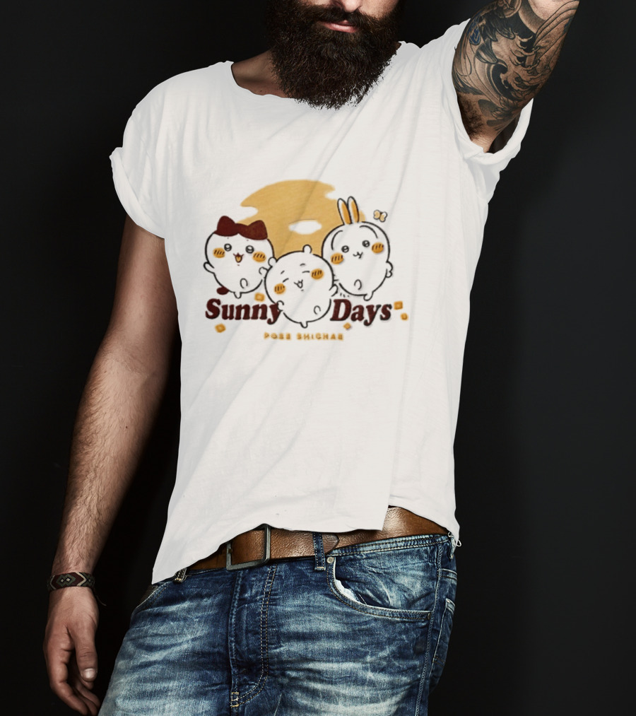 Sunny Days Pose Shichae Cartoon Characters Trio T-Shirt