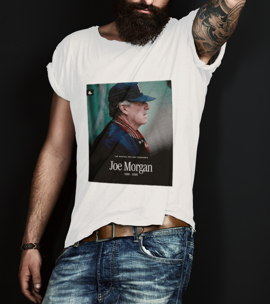 Boston Red Sox Honor Joe Morgan 1930 2026 MLB Memoriam T-Shirt
