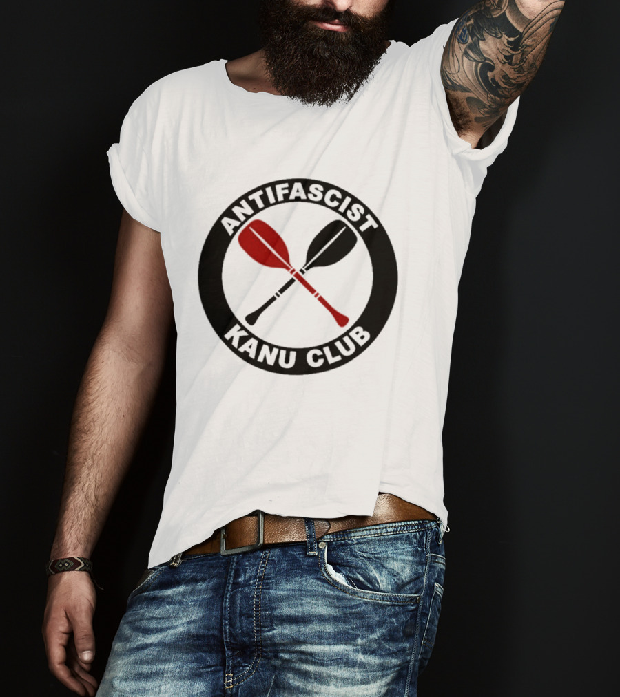 Antifascist Kanu Club Paddles T-Shirt