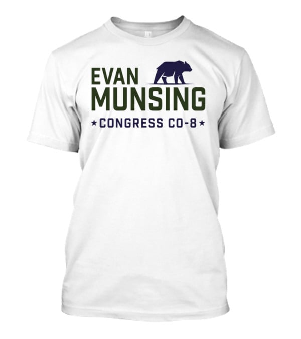 Evan Munsing Congress CO 8 Bear Symbol 2026 T-Shirt
