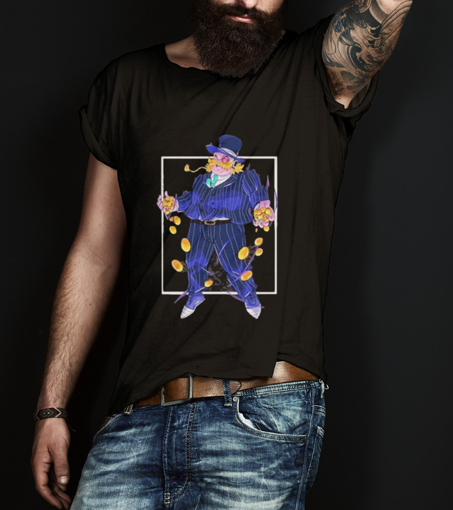 Dropout Mr Moneybags Top Hat Suit Coins September 2026 T-Shirt