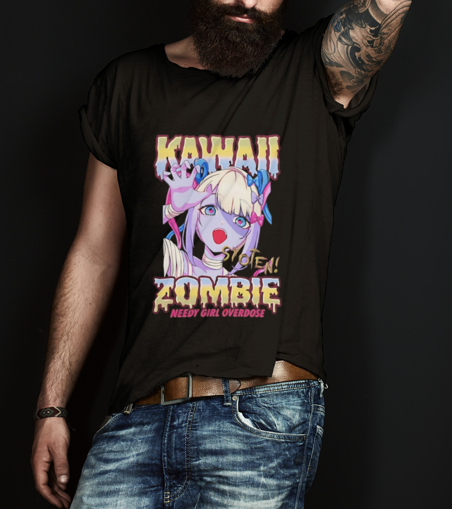Kangel Needy Girl Overdose Kawaii Syoten Zombie Anime T-Shirt