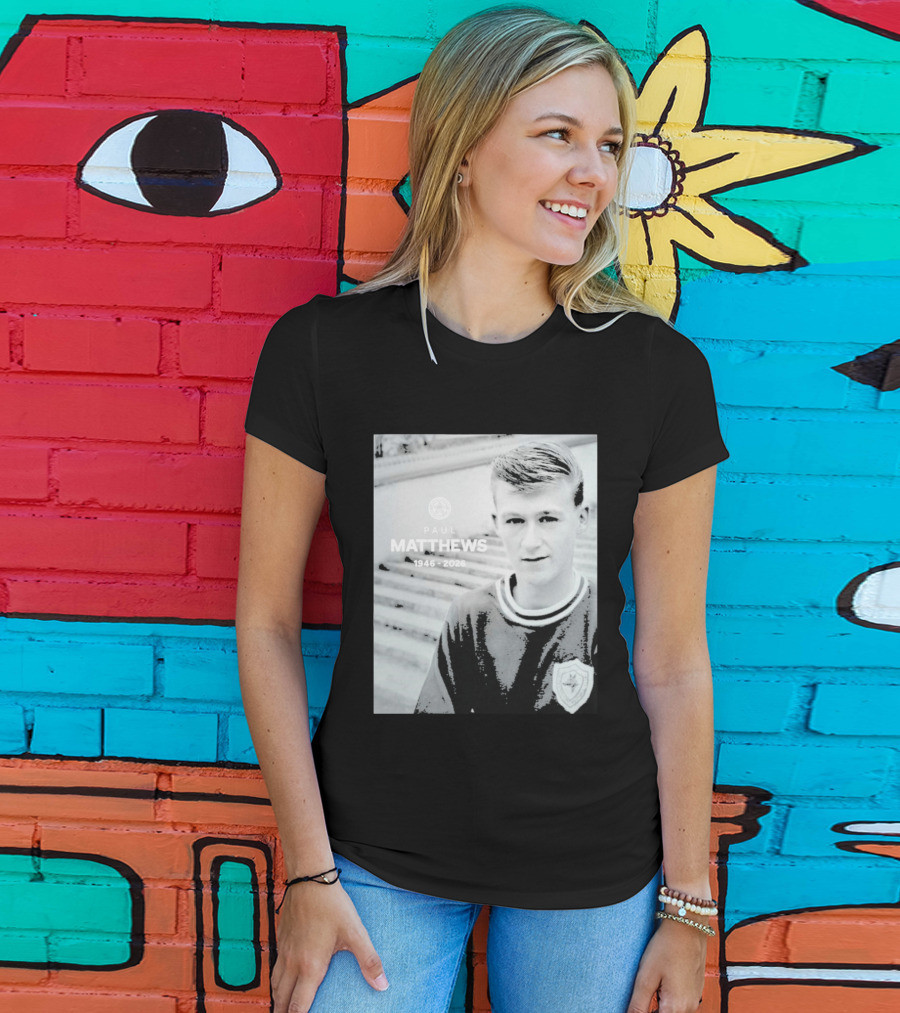 Paul Matthews 1946 2026 Memoriam Soccer Emblem Rugby T-Shirt