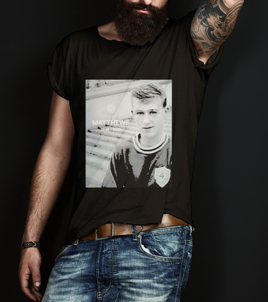 Paul Matthews 1946 2026 Memoriam Soccer Emblem Rugby T-Shirt