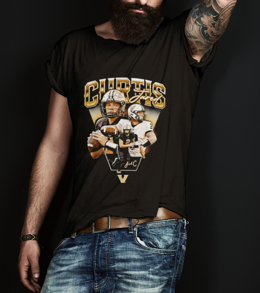Curtis Jared Vanderbilt Commodores NCAA Football Star Quarterback T-Shirt