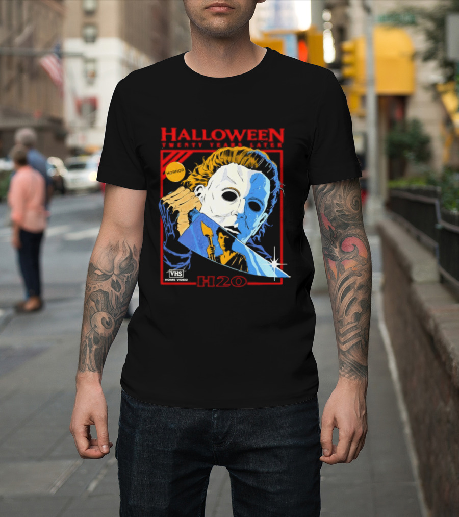 Halloween Twenty Years Later H20 Michael Myers Laurie Strode T-Shirt