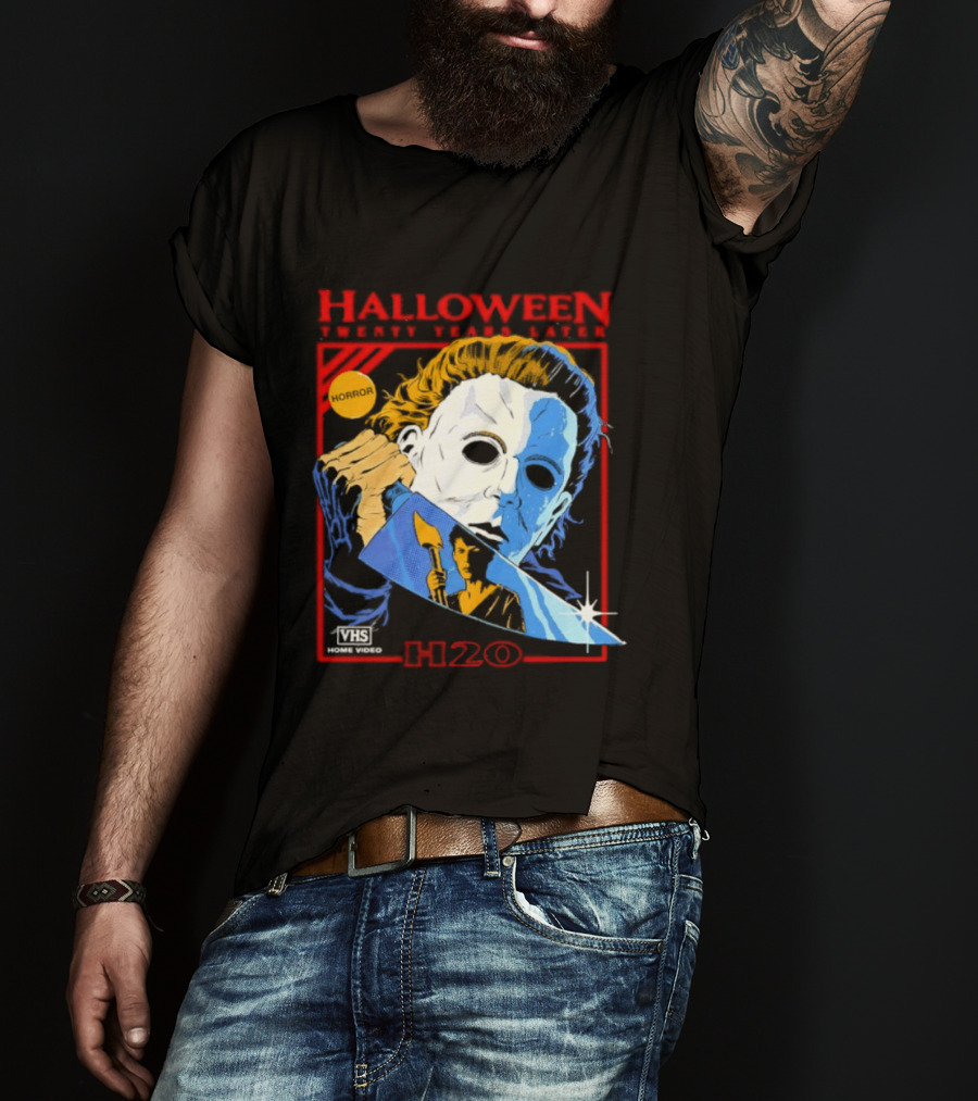 Halloween Twenty Years Later H20 Michael Myers Laurie Strode T-Shirt