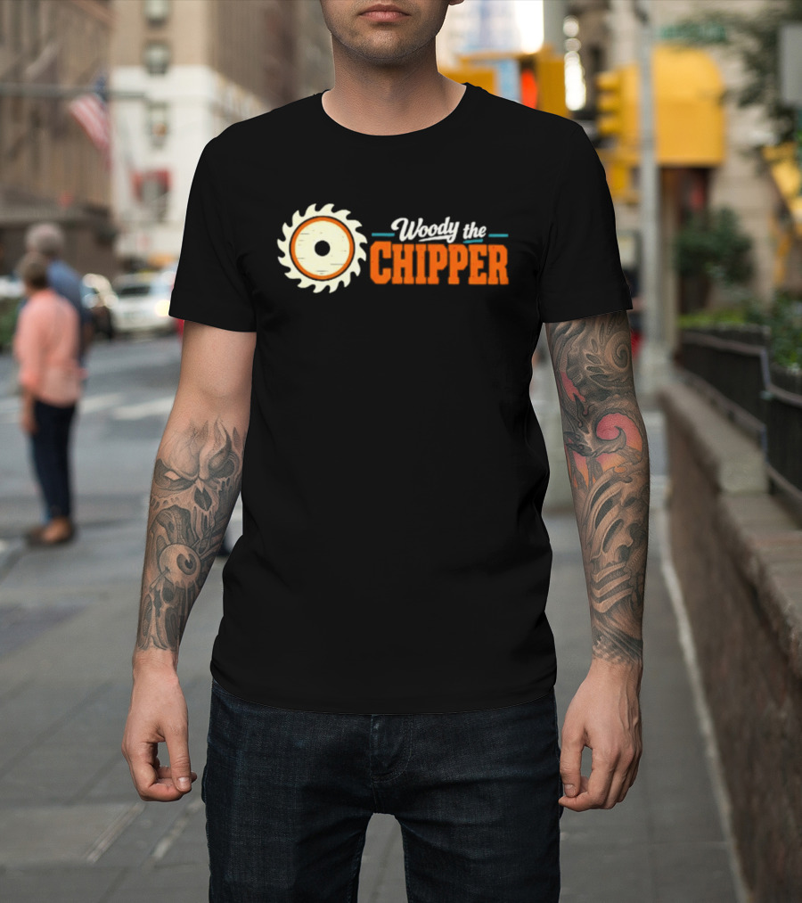 Woody The Chipper Saw Blade Circular T-Shirt