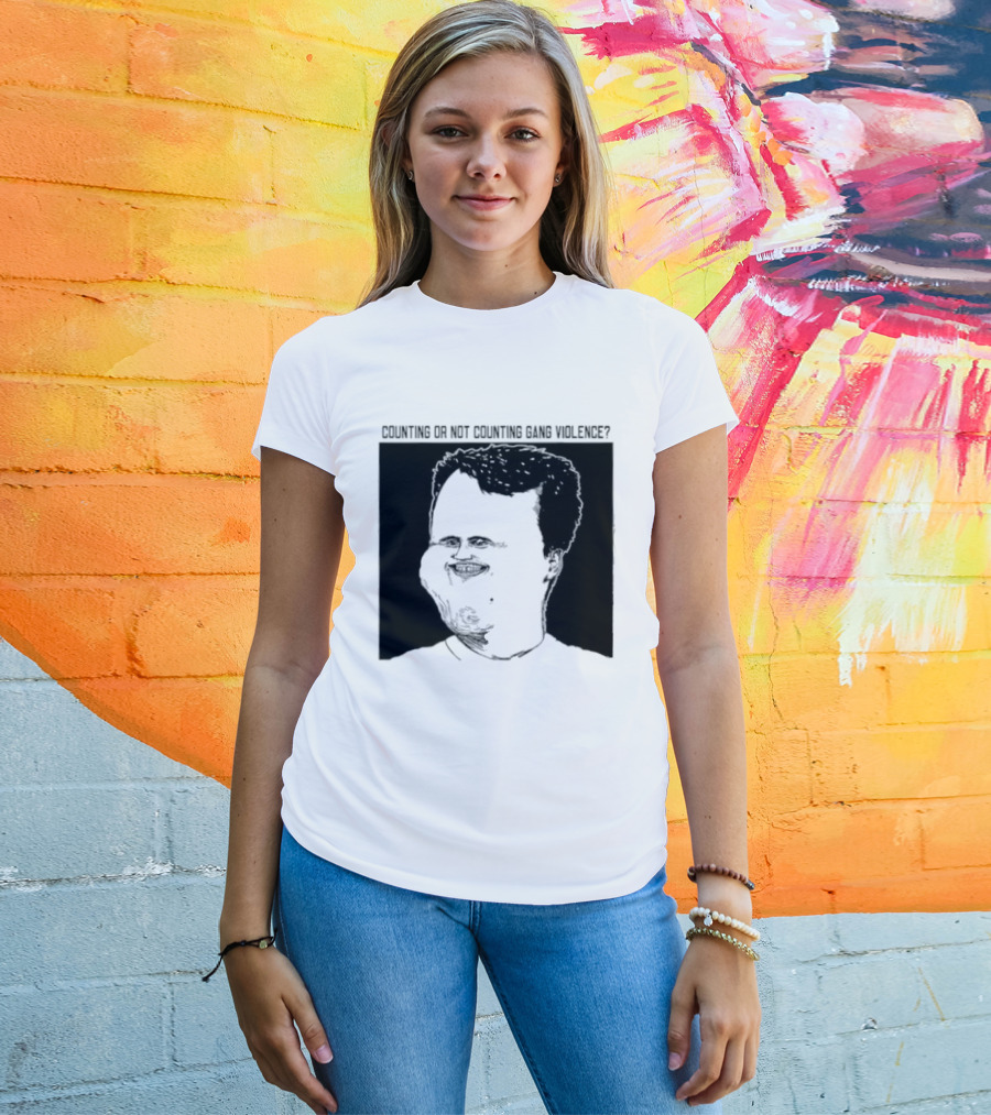 Charlie Kirk Counting Or Not Counting Gang Violence T-Shirt