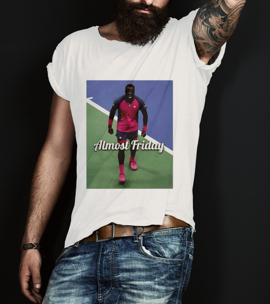 Frances Tiafoe Big FOE Almost Friday Tennis T-Shirt