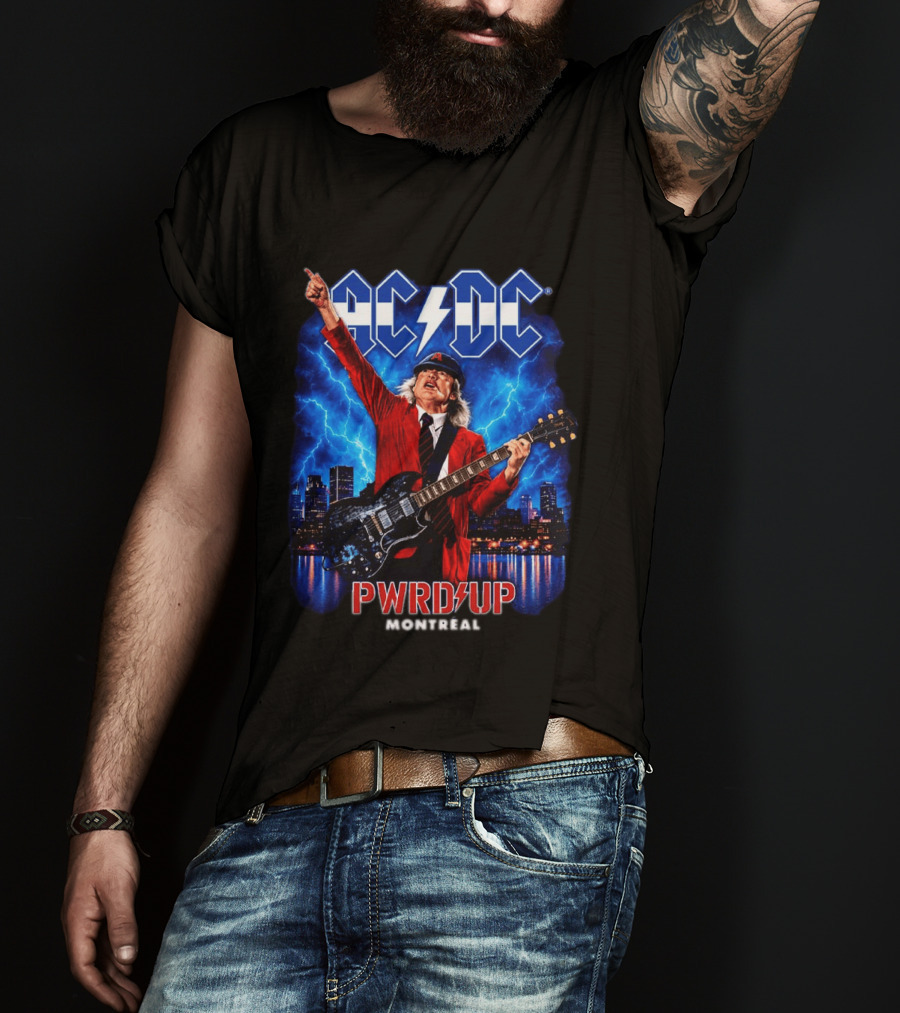 ACDC PWR UP Montreal 2026 Event Live At Parc Jean Drapeau September 12 T-Shirt