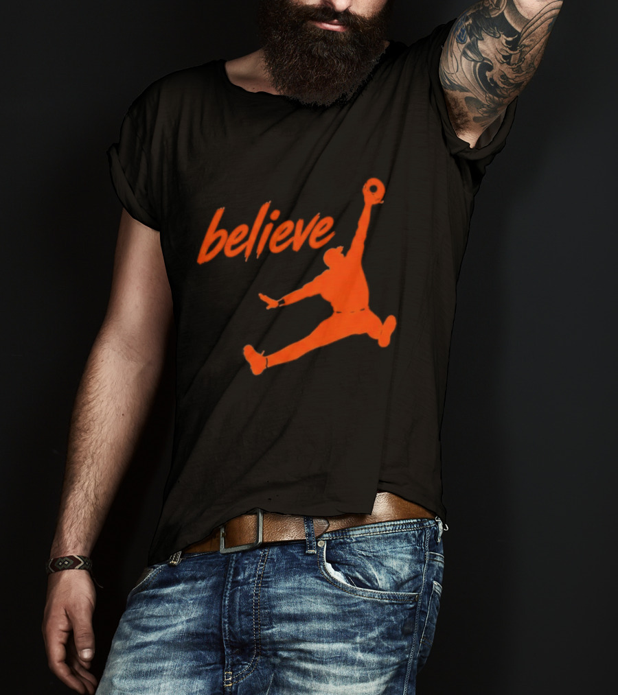 Believe Orioles Air Cowser Jump T-Shirt