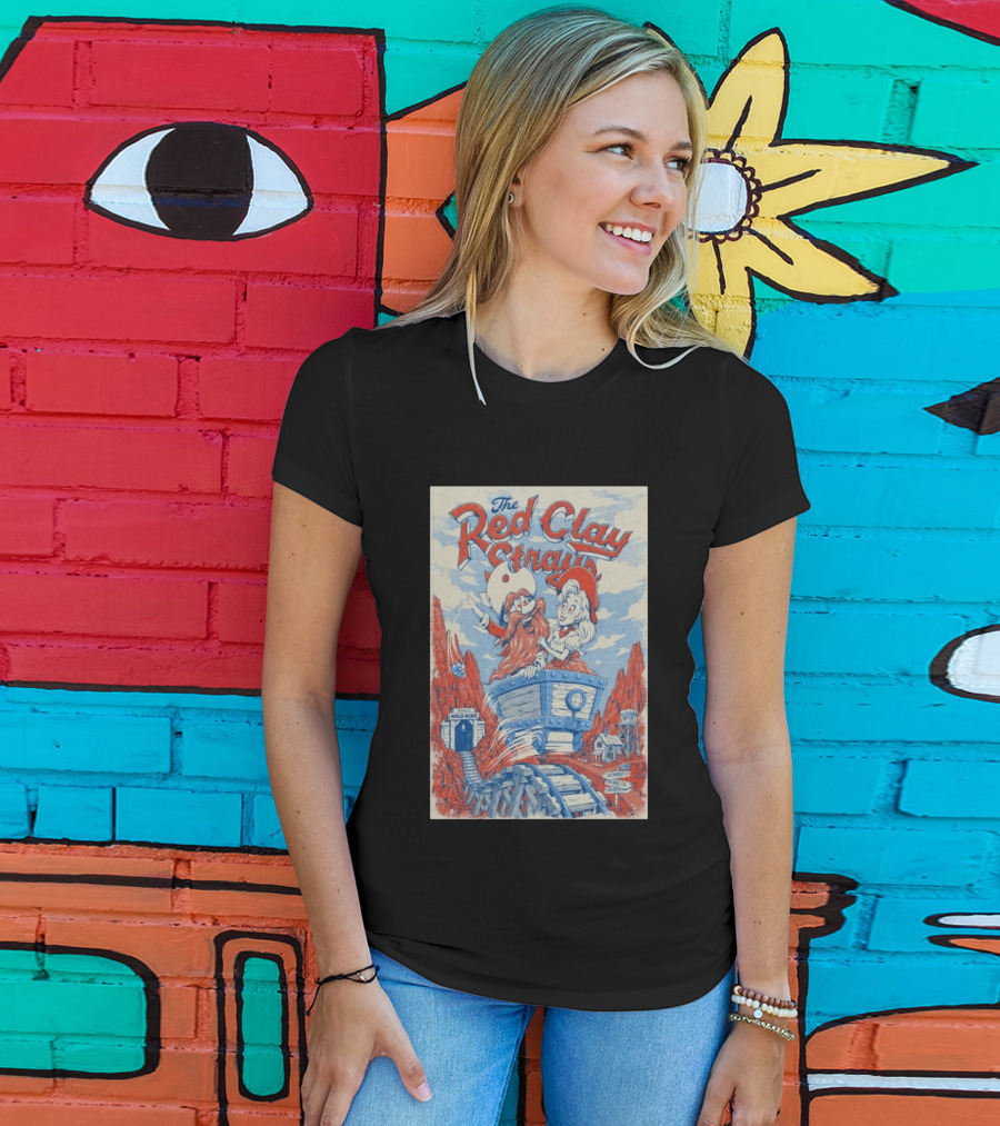 The Red Clay Strays Sacramento Golden 1 Center Sep 11 2026 Gold Mine Limited T-Shirt