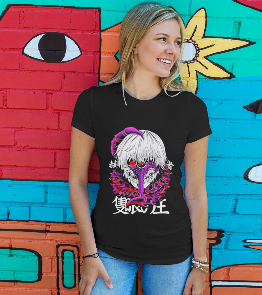 Tokyo Kaneki Kakuja Mask Heroic Stance T-Shirt
