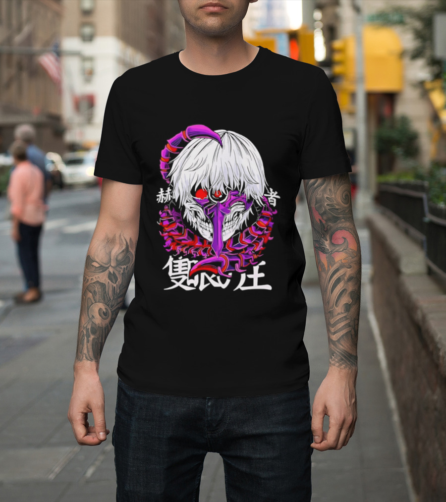 Tokyo Kaneki Kakuja Mask Heroic Stance T-Shirt