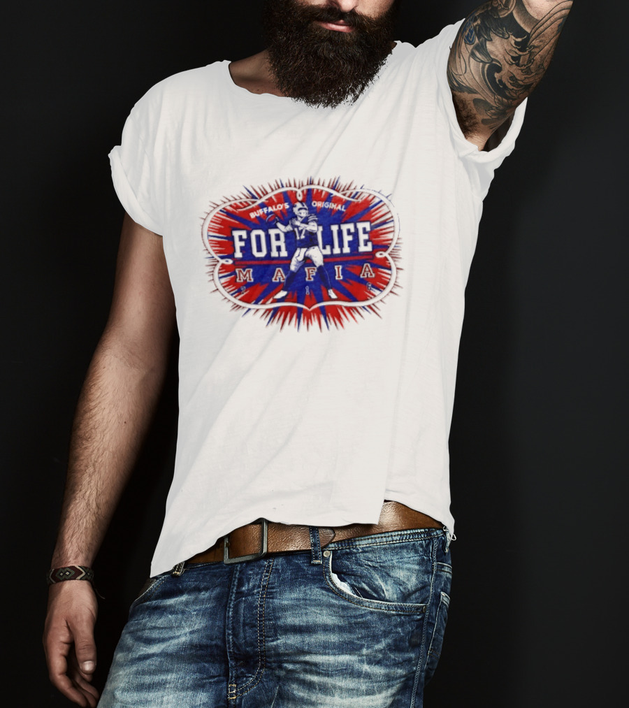 Buffalo Mafia For Life 17 Josh Allen T-Shirt
