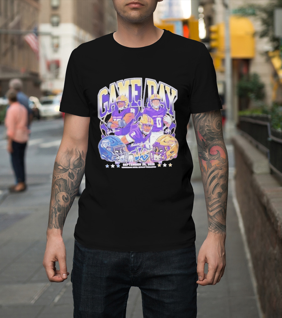 Game Day Nakian Jackson Cole Keller Tyler Brown JMU Vs ODU September 26 2026 T-Shirt