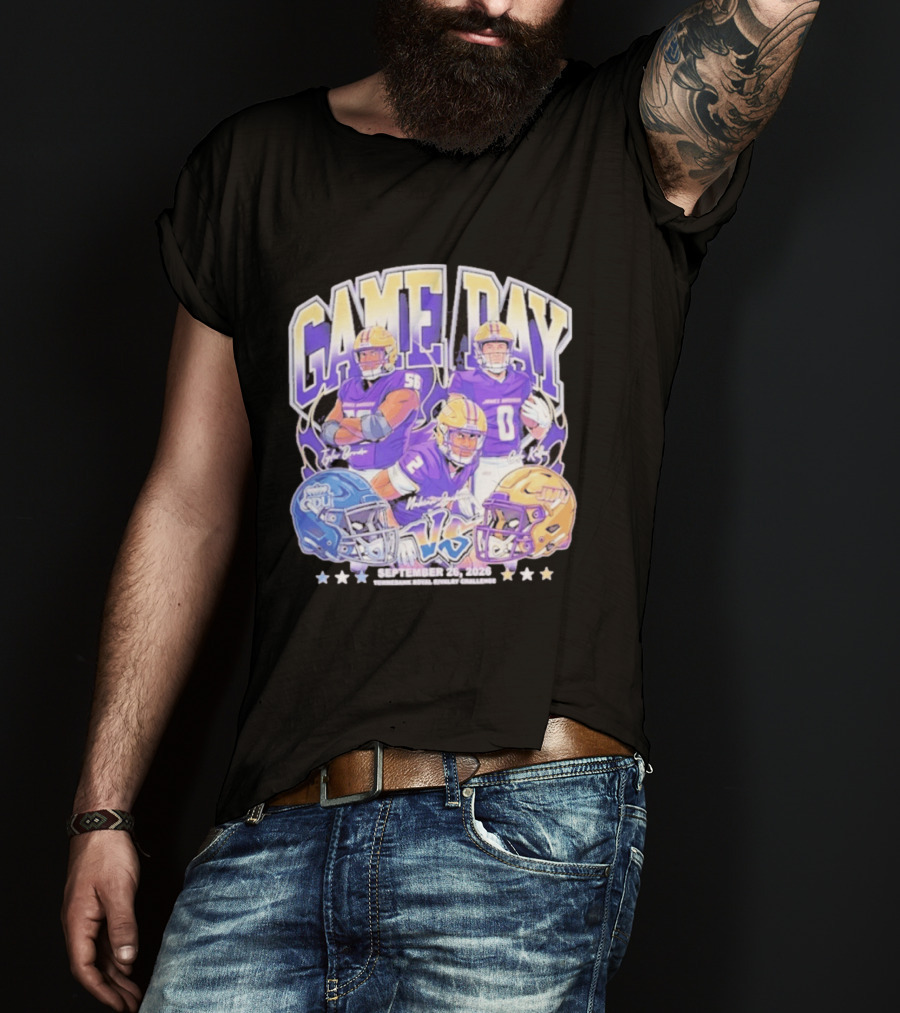 Game Day Nakian Jackson Cole Keller Tyler Brown JMU Vs ODU September 26 2026 T-Shirt